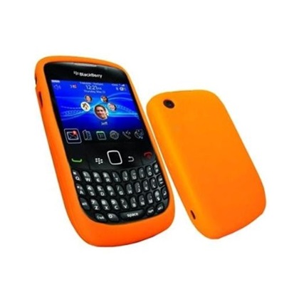 Funda de Silicona para Blackberry 8520 8530 9300 NARANJA